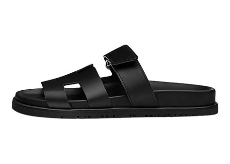 hermes sandalen dames zwart|Hermes chypre sandals.